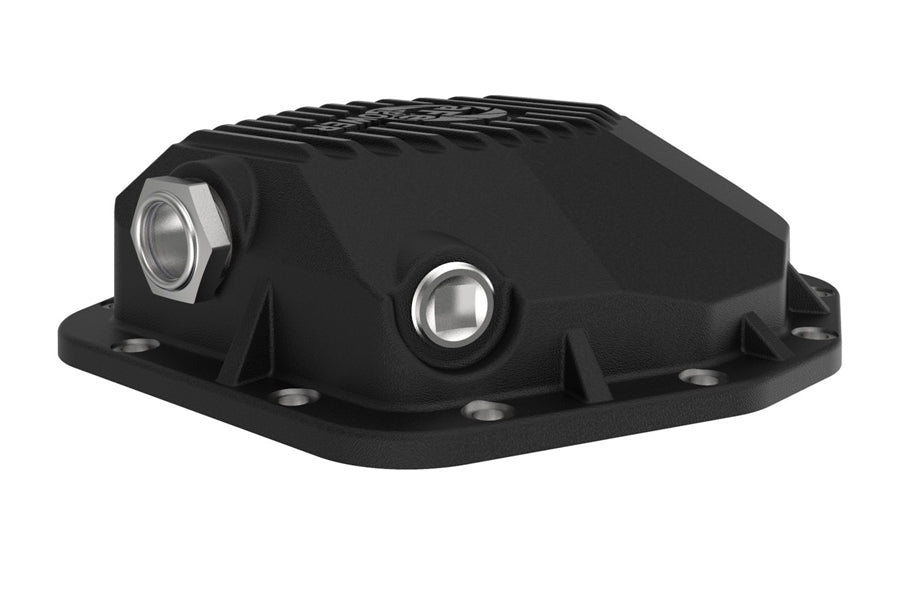 aFe POWER Pro Series Rear Differential Cover Black w/ Machined Fins