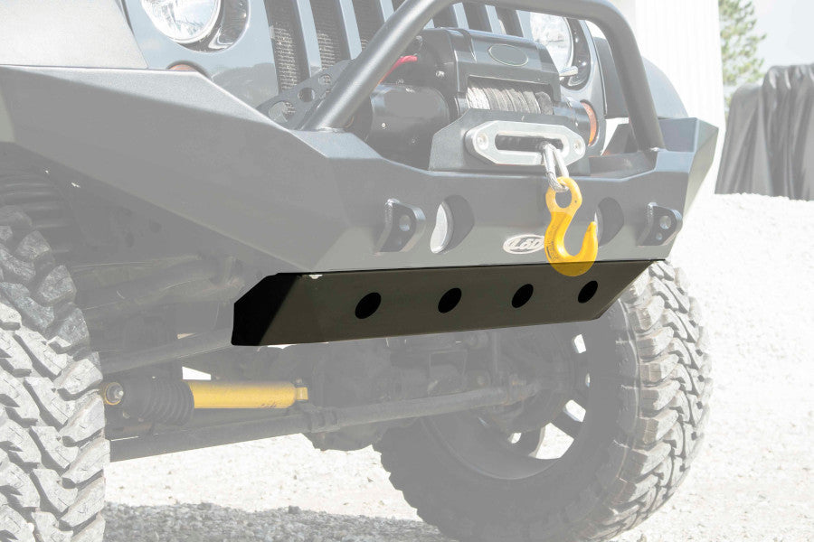 LOD Destroyer Front Bumper Skid Plate Black Powder Coated