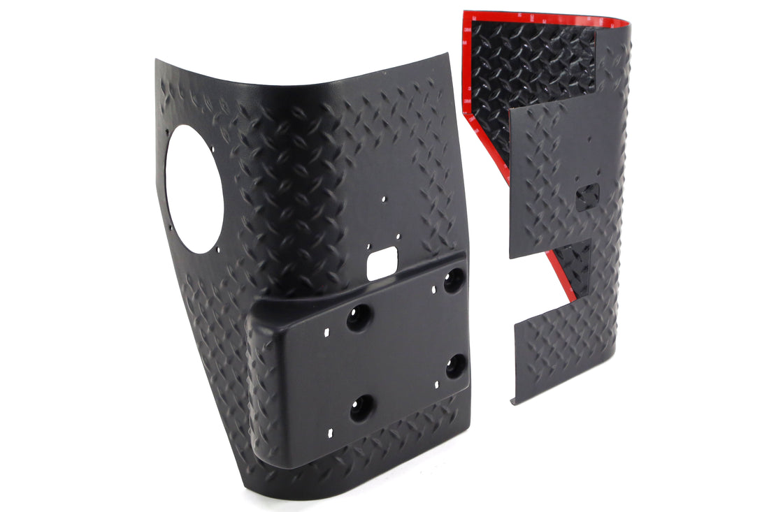 Rugged Ridge Rear Corner Guards Black