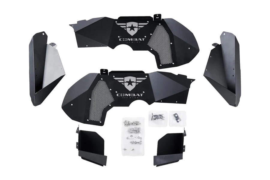 Combat Off Road  Aluminum Battle Ready Inner Fender Liners – Front Only
