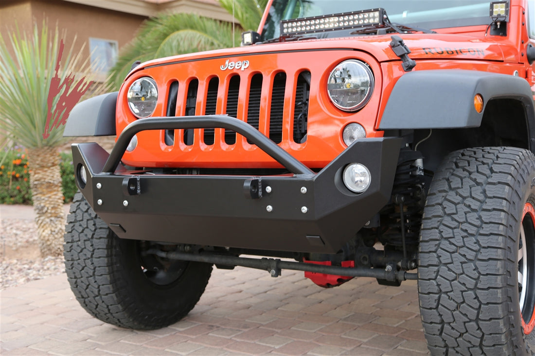 Rock Hard 4x4 Patriot Series Aluminum Mid-Width Front Bumper
