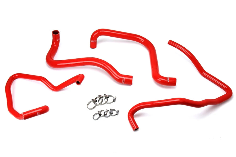 HPS Performance Silicone Radiator and Heater Coolant Hose Kit - Red (LHD)