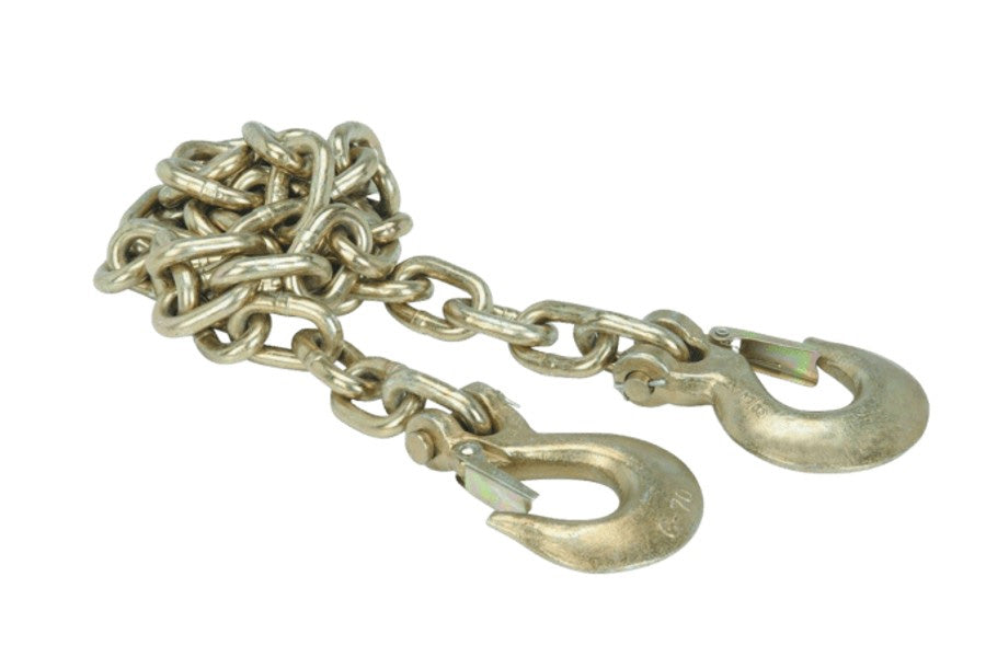 GEN-Y Hitch Executive Fifth to Gooseneck Safety Chain - 3/8 x 84in with 2 Safety Slip Hooks, Gr 70