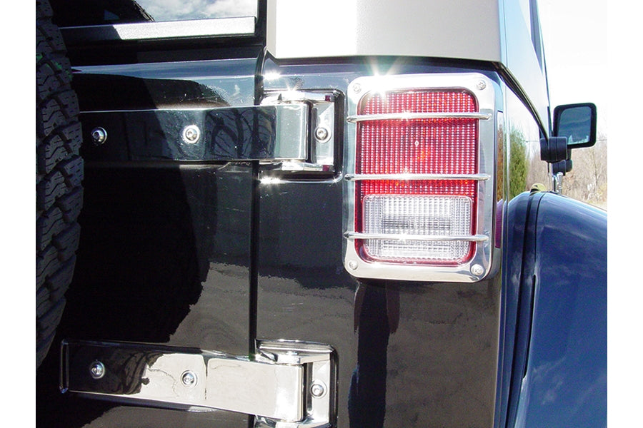 Kentrol Tailgate Hinge Set - Polished Silver