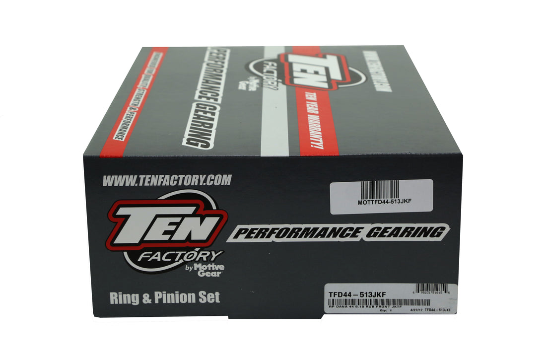 Ten Factory by Motive Gear Dana 44 5.13 Front Ring and Pinion Set