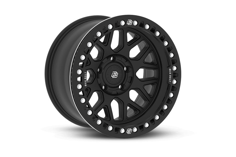 BAJA BUILT LITE BRITE OUTLAW CAST BEADLOCK WHEEL, 17X9 5X5 -38MM - BLACK