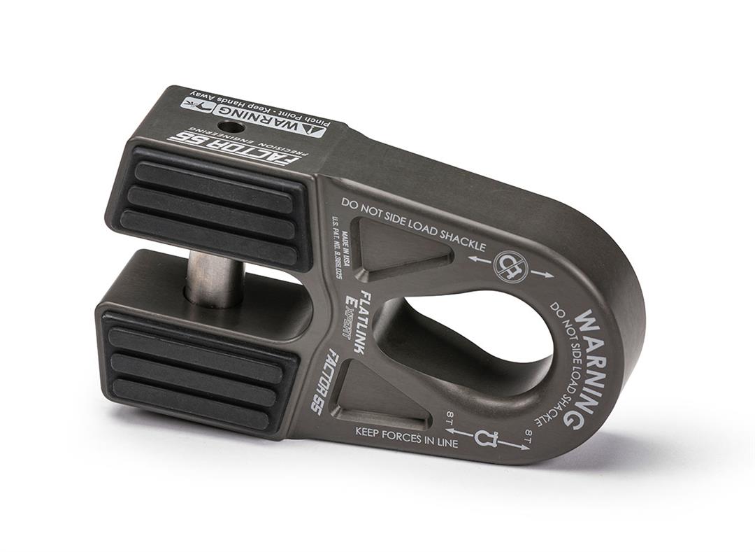 Factor 55 Flat-Link E Shackle w/ Rope Guard Kit