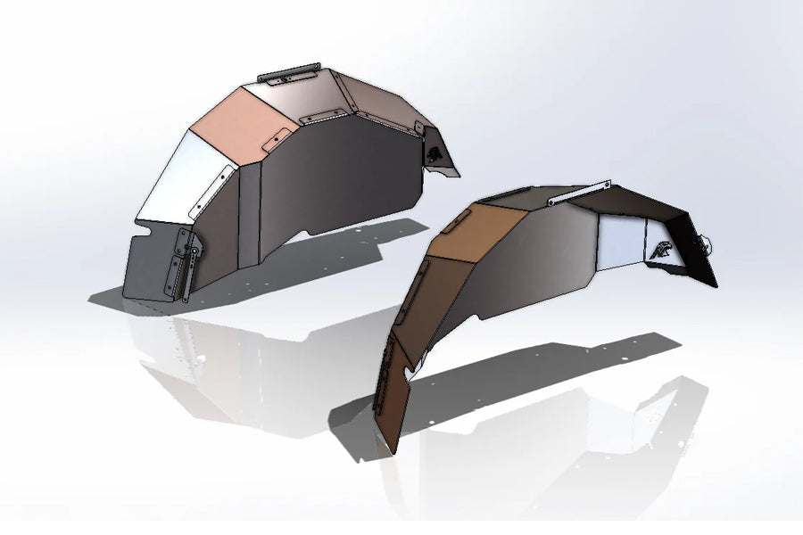 Next Venture Motorsports Rear Inner Fender Liners, Aluminum