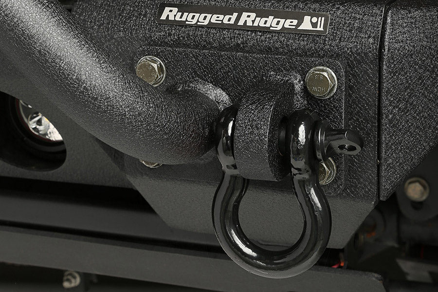 Rugged Ridge D-Ring, 3/4-Inch, 9500 Pound, Black