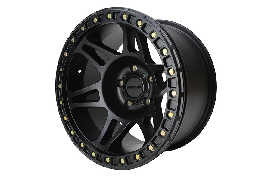 METHOD RACE WHEELS 106 SERIES BEADLOCK WHEEL 17X9 5X5 44MM OFFSET MATTE BLACK