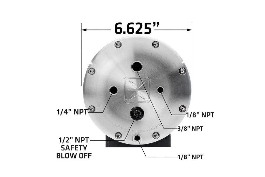 AccuAir Suspension ENDO-T Tank - 3-gallon
