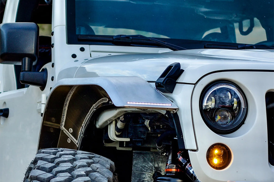 Next Venture Motorsports Aluminum High Line Fender Flares - Front