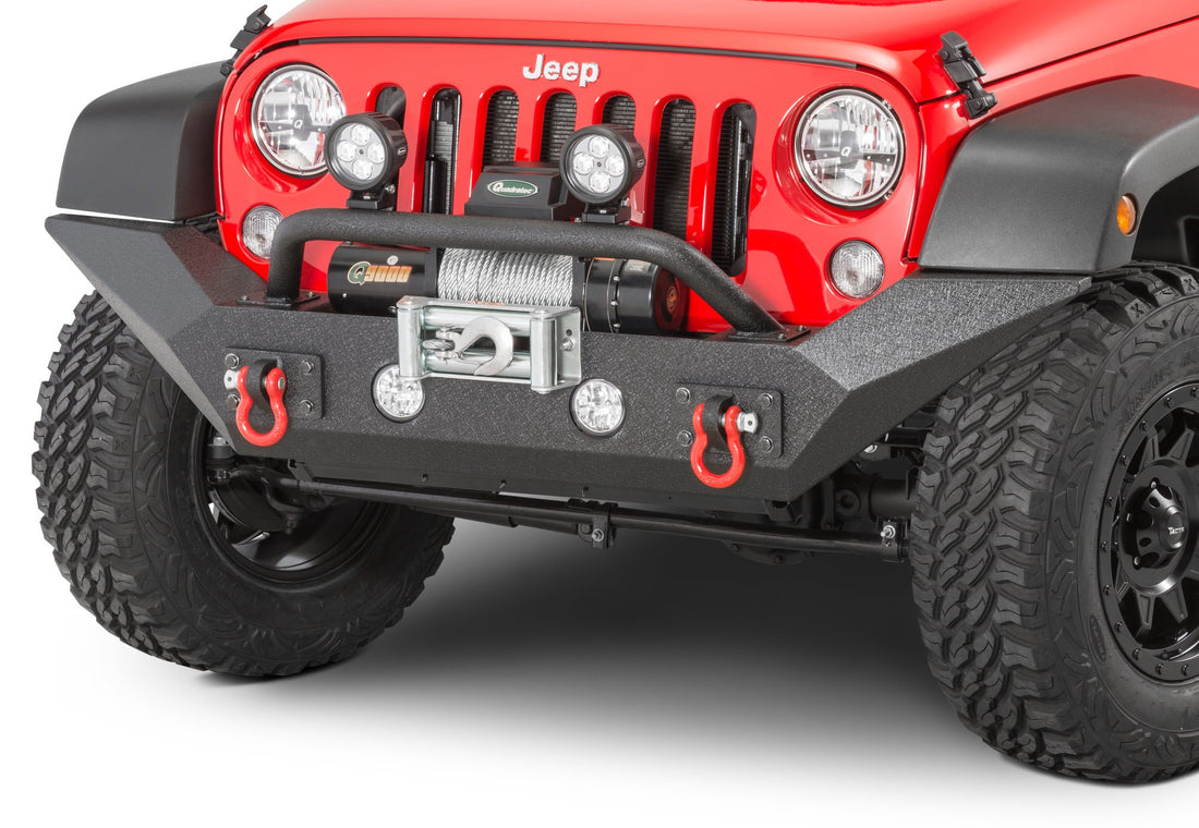 Rugged Ridge Spartan Front Bumper with High Clearance Ends and Overrider