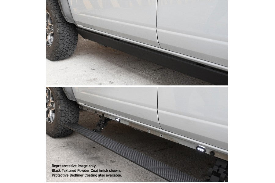 Go Rhino E-Board E1 Electric Running Board Kit, Bedliner Coating