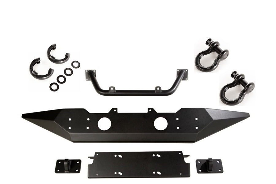Rugged Ridge Spartan Front Bumper w/D-Rings and Isolator Package