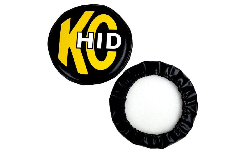 KC HiLiTES 8in Light Cover, Soft Vinyl - Pair