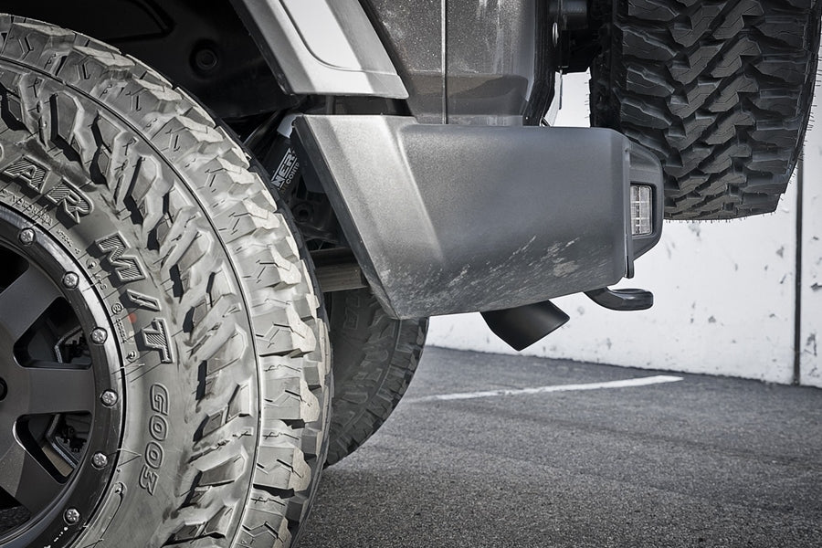 aFe POWER MACH Force-Xp 2.5in Axle-Back Hi-Tuck Exhaust - 409SS w/ Black Tips
