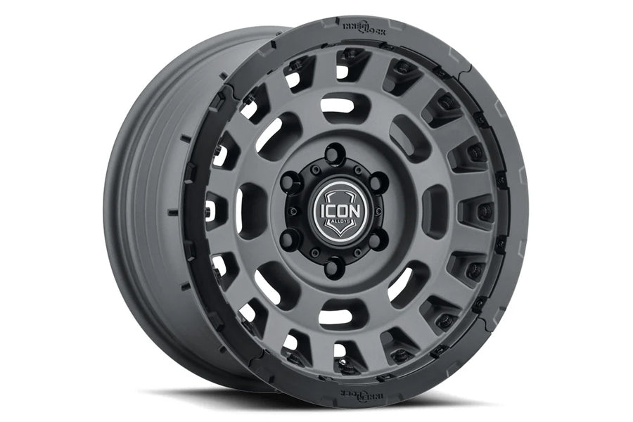 Icon Vehicle Dynamics Hammer Pro Charcoal Wheel, 17x8.5 5x5