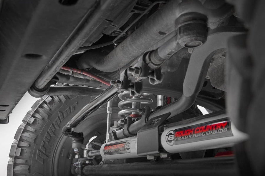 Rough Country High Steer Drag Link and Track Bar Bracket Kit