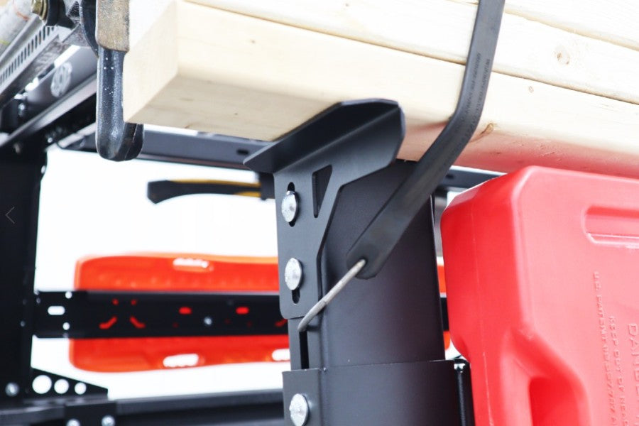 LOD Black Ops Bed Rack Load Bar Tie Downs - Black