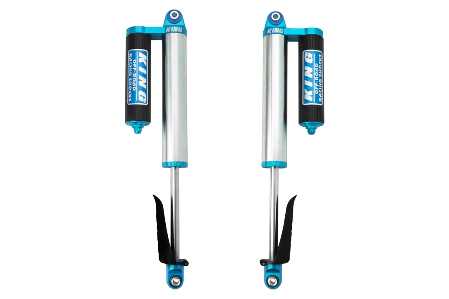 King Shocks 2.5 DIA. Piggyback Reservoir Rear Shocks, 0-2.0in Lift - Pair