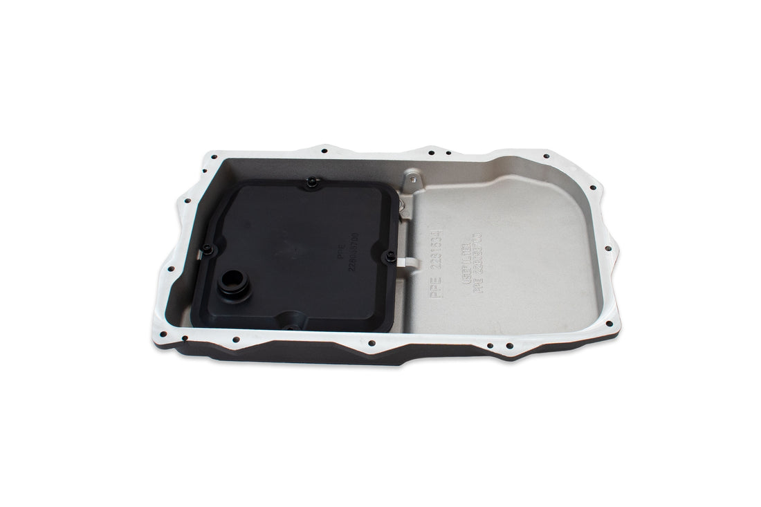 PPE HD Cast Aluminum Transmission Pan - Black