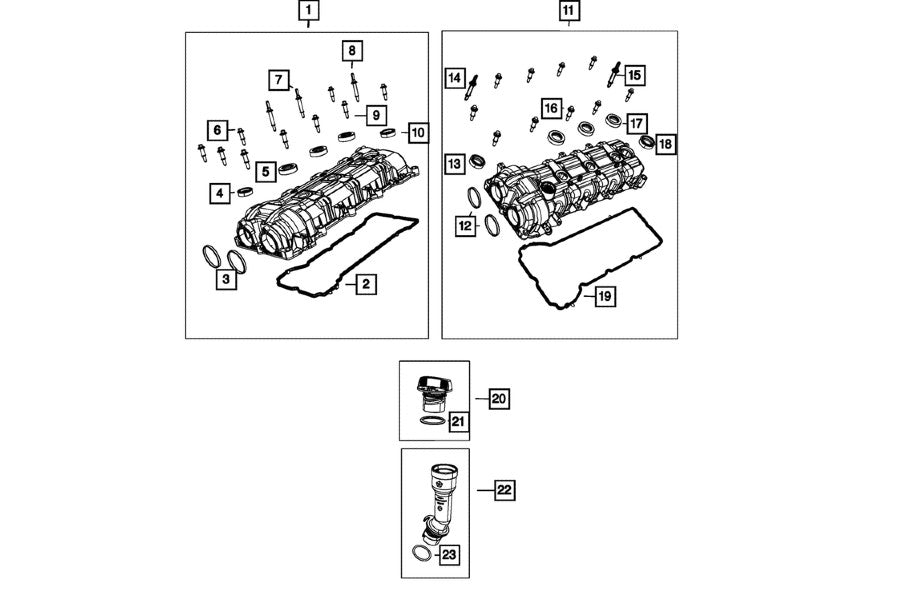 Mopar Cylinder Head Cover Gasket