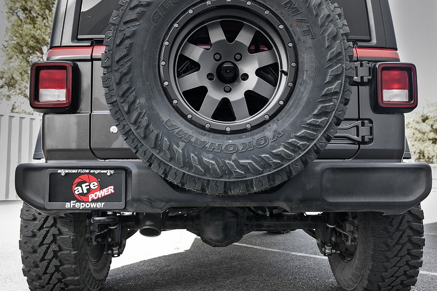 aFe POWER MACH Force-Xp 2.5in Axle-Back Hi-Tuck Exhaust - 409SS w/ Black Tips