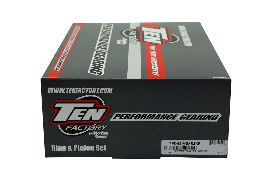 Ten Factory by Motive Gear Dana 44 5.38 Front Ring and Pinion Set