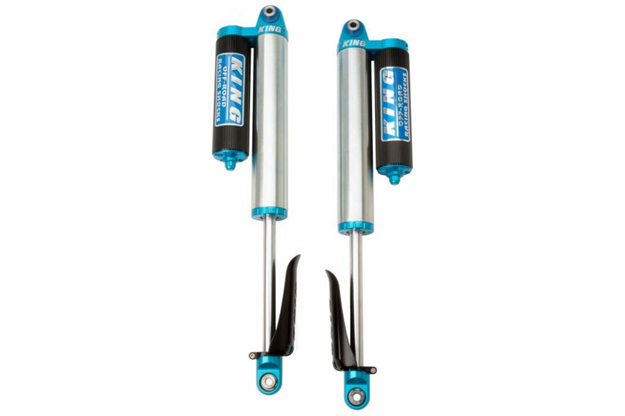 King Shocks 2.5 DIA. Piggyback Reservoir Rear Shocks, 2.5-5in Lift - Pair