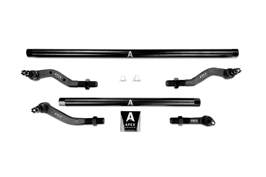 Apex Chassis 2.5 Ton Front Tie Rod and Drag Link Kit (No Flip)