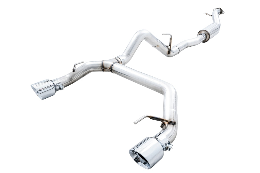AWE OFG Dual Cat-Back Exhaust System - Chrome