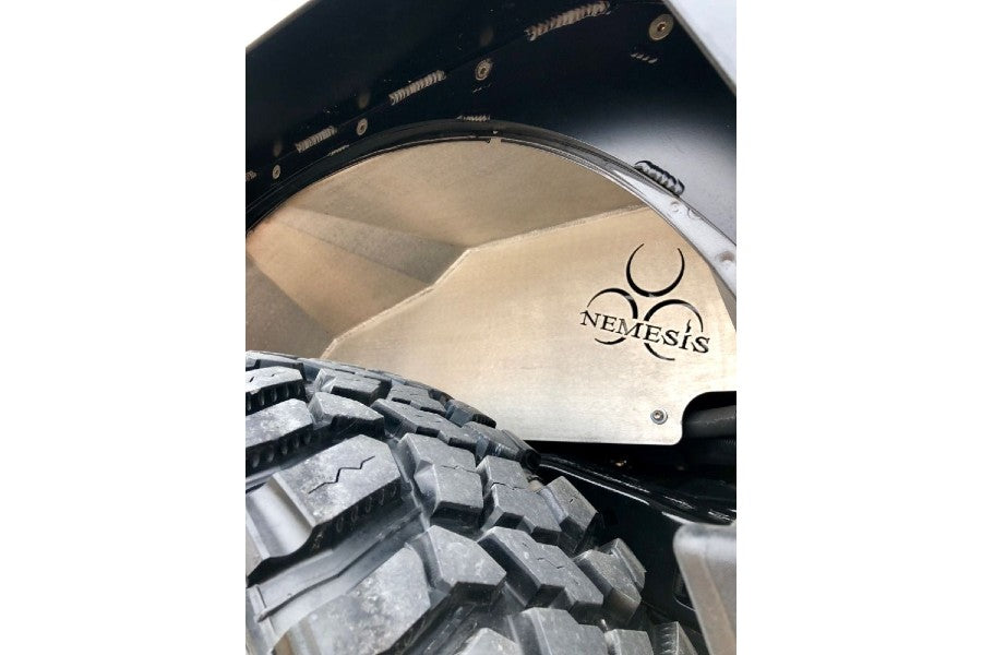 Nemesis Industries Replacement Rear Inner Fender Liner- Semi-Gloss Black