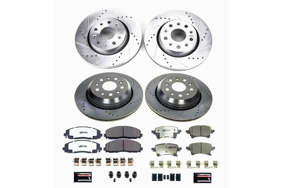 Power Stop Z36 Truck and Tow Front and Rear Brake Kit