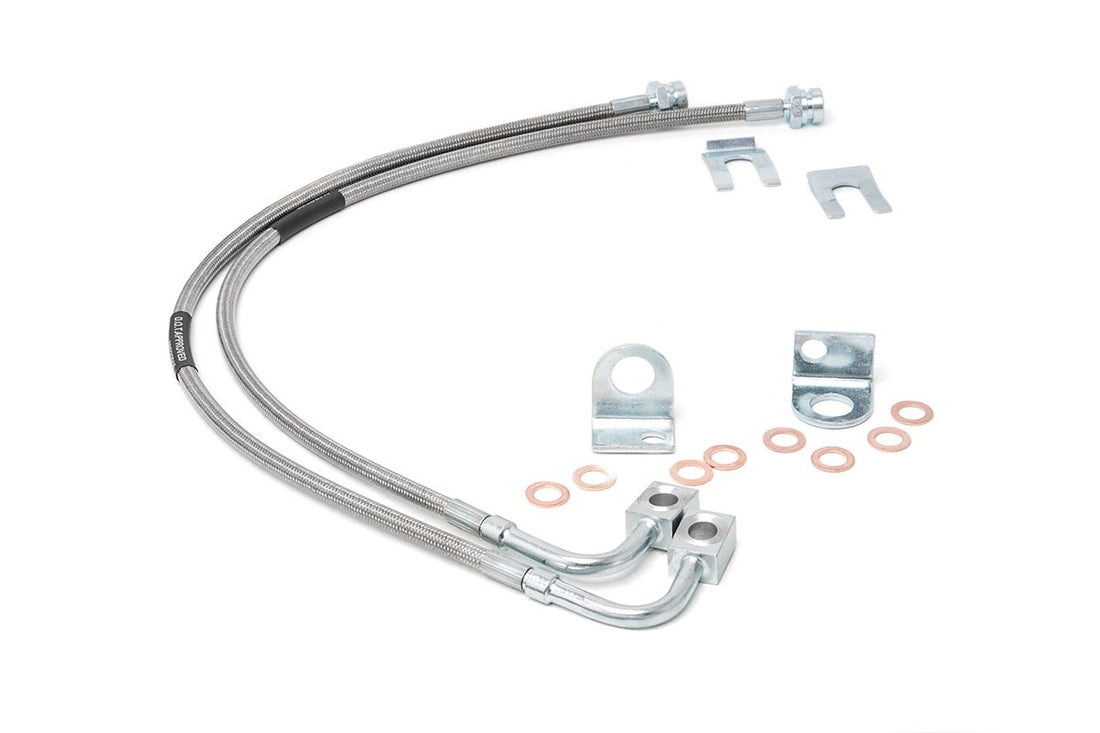 Rough Country Rear Extended Brake Lines 4-6in Lifts