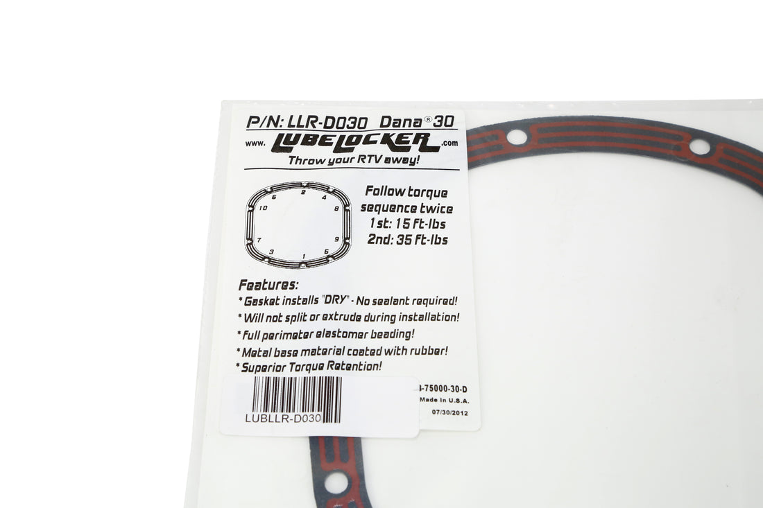 Lube Locker Dana 30 Gasket