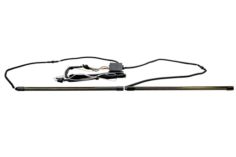 Putco 18in Red/White Split Blade LED Tailgate Light Bars - Pair