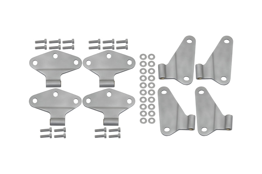 Kentrol 8-Pieces Body Door Hinge Set - Bare