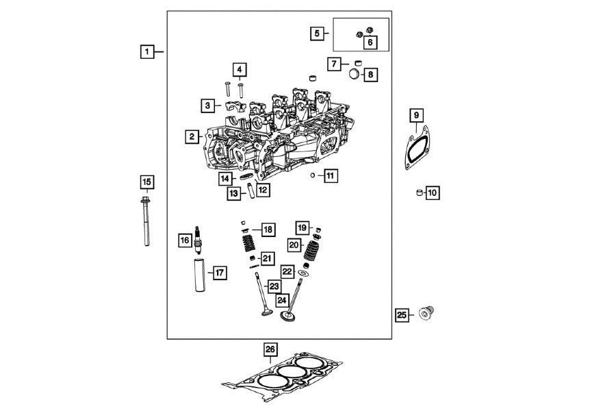 Mopar Hex Washer Head Bolt, Mounting