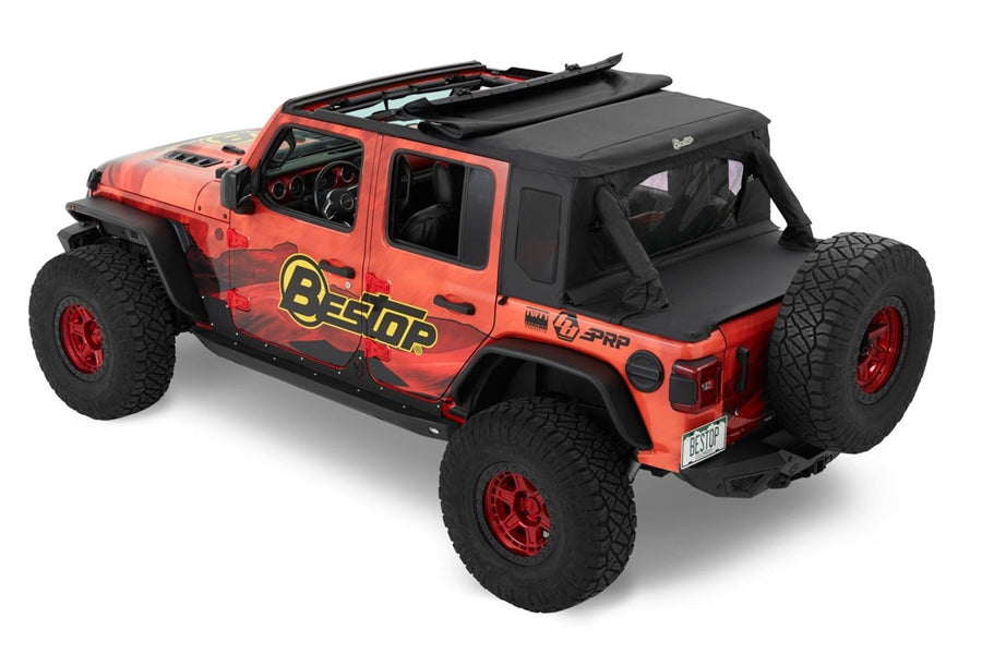 Bestop Halftop Soft Top - Black Twill
