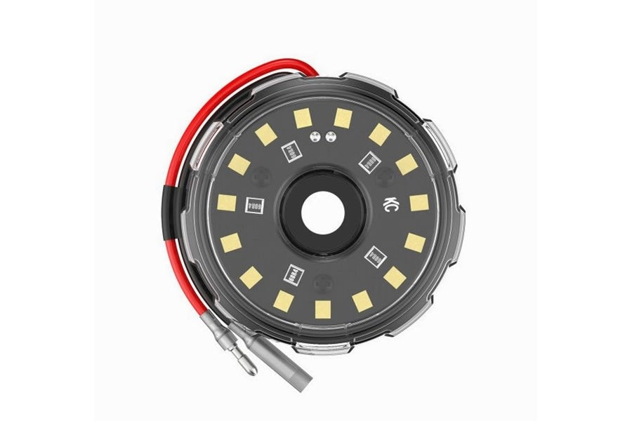 KC HiLiTES Cyclone V2 LED Single Light - Clear