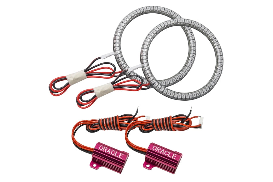 Oracle LED Surface-Mount Fog Light Halo Kit - Red