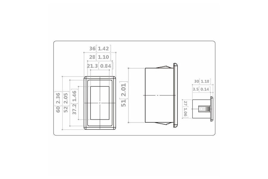 Bulldog Winch Switch Mounting Panel - Single