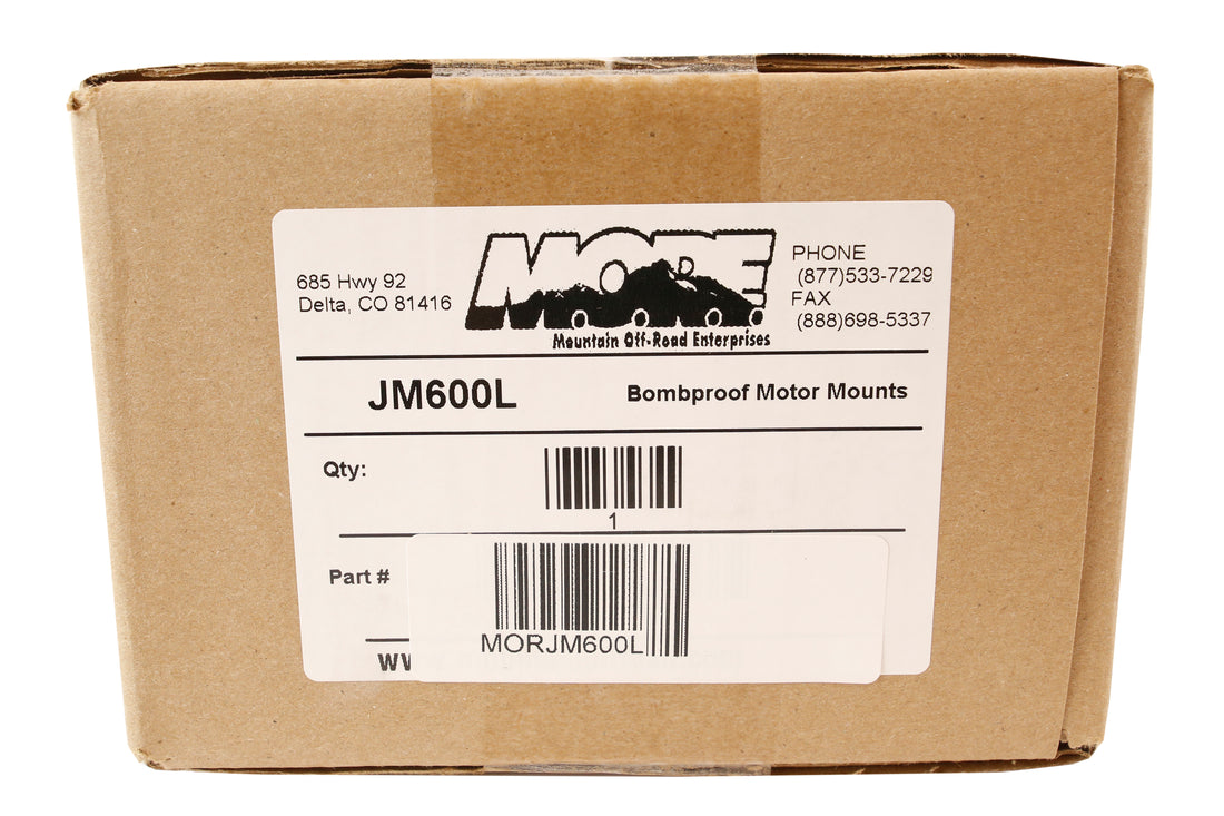 M.O.R.E. Bomb Proof Motor Mount Kit 1in Lift