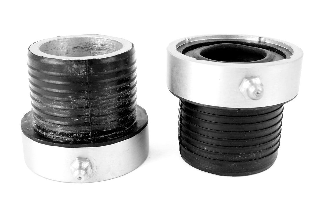 Ten Factory Dana 30/44 Axle Tube Seals Front 30 Spline Silver