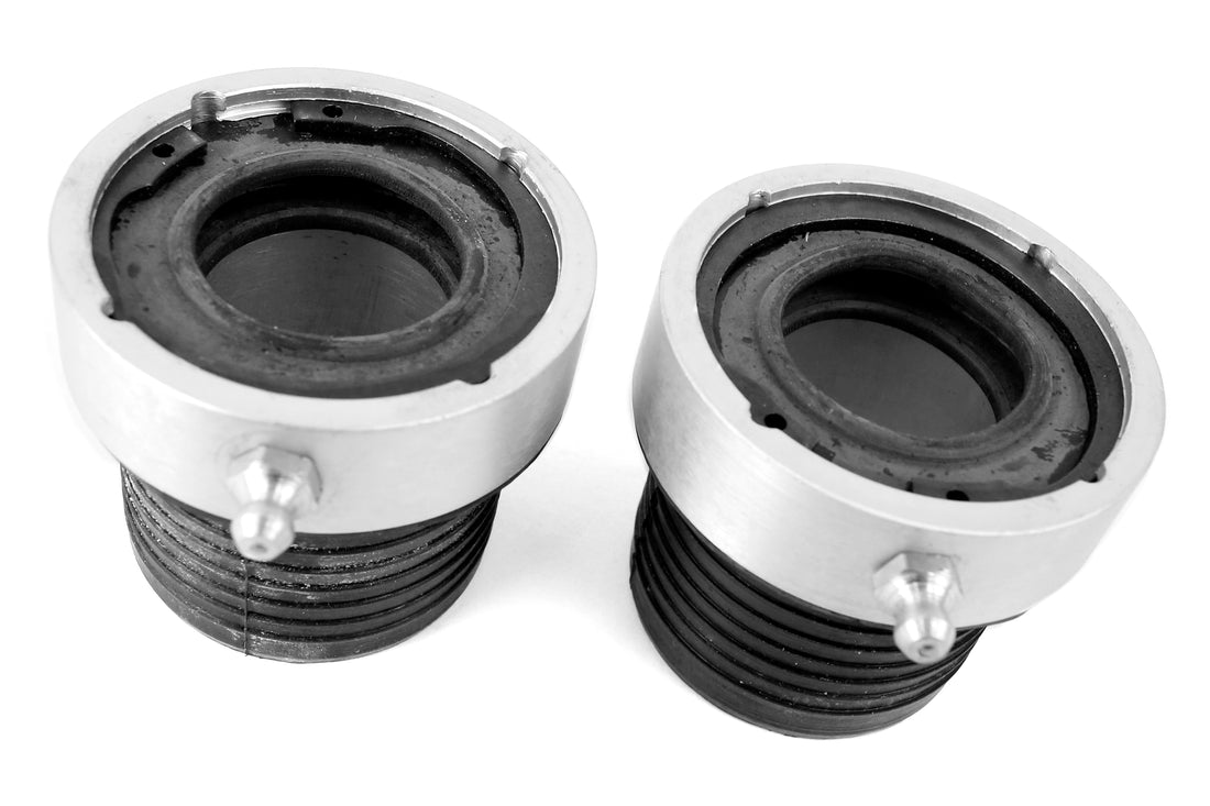 Ten Factory Dana 30/44 Axle Tube Seals Front 30 Spline Silver