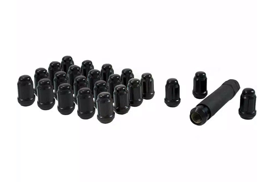Gorilla Automotive 24pc 1/2-20 Spline Lug Nut Kit - Black