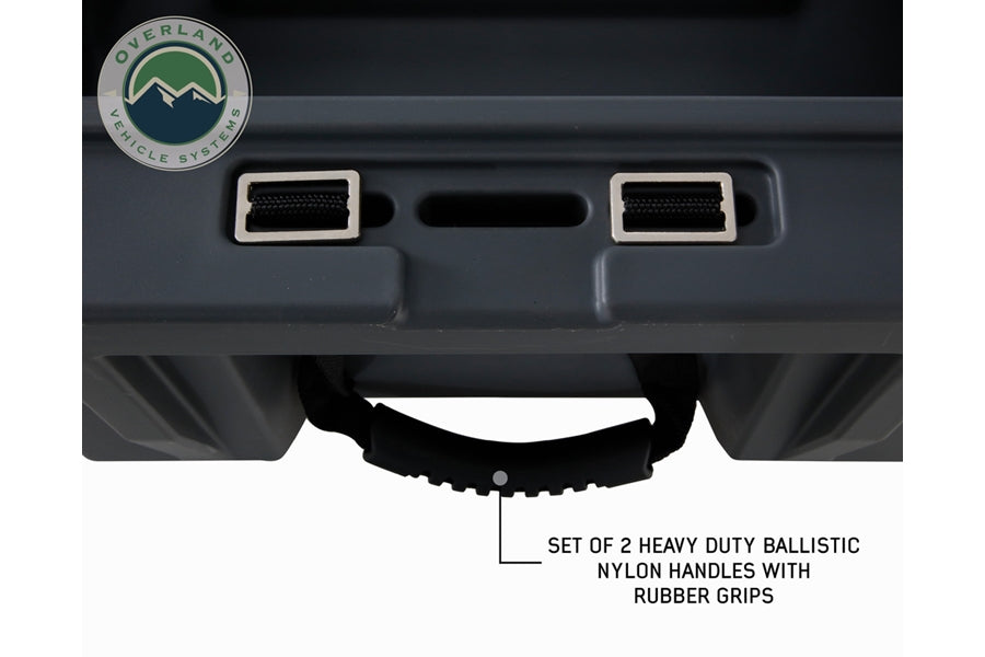 Overland Vehicle Systems Dry Storage Box, Dark Grey -169 QT