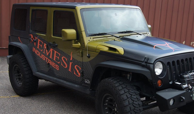 Nemesis Industries Odyssey Front Flare, Texture Black Powder Coating - Aluminum