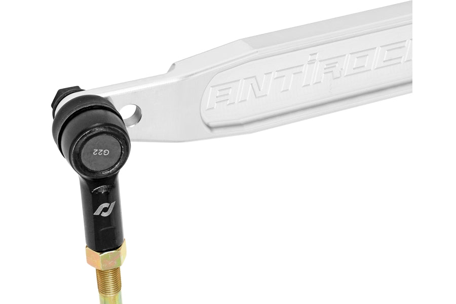 RockJock Front Antirock Sway Bar Kit w/ Aluminum Bars and Brackets